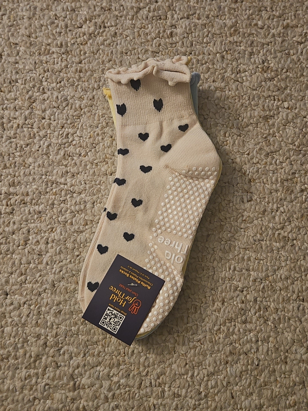 Ruffle Pilates Socks (3 Pack)
